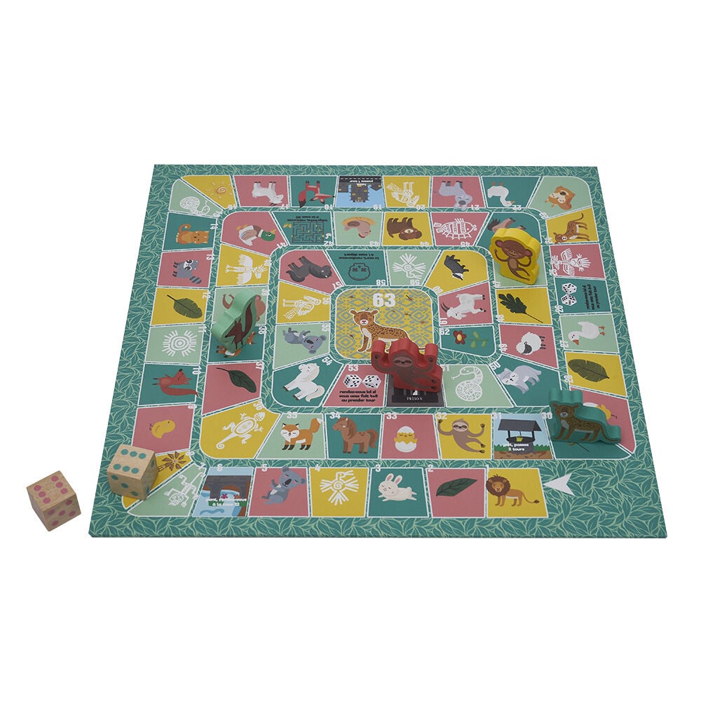 Les jeux des Petits Génies 4 plateaux en bois | GIFI