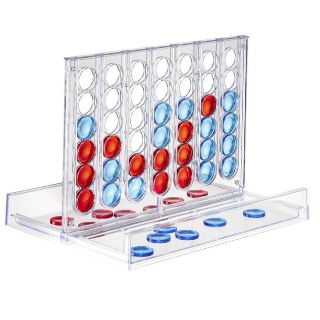 Jeu 4 d'affil&eacute;s transparent