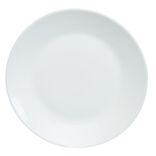 Assiette &agrave; dessert ronde &Oslash;18cm Luminarc opale blanche