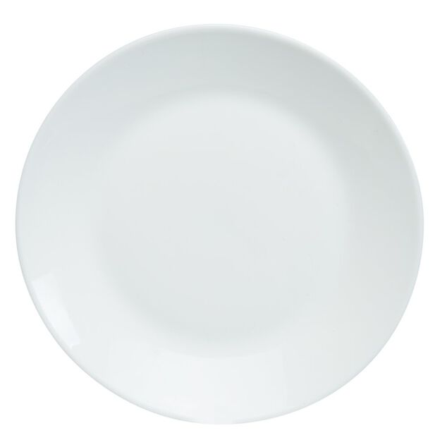 Assiette &agrave; dessert ronde &Oslash;18cm Luminarc opale blanche