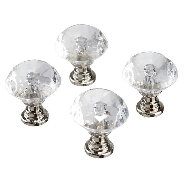 Poignée de meuble Ø2,4cm x4