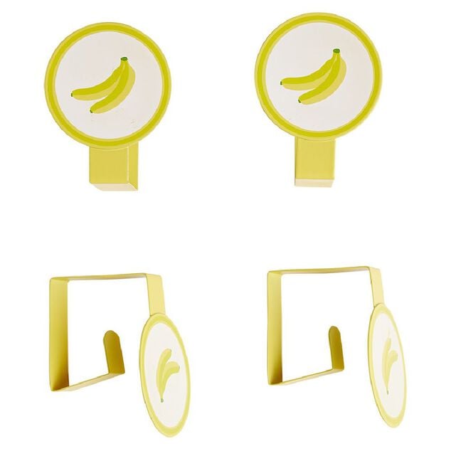 Pince nappe fantaisie m&eacute;tal x4 - 7x5,5xH4cm