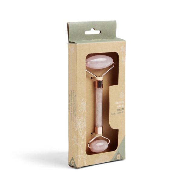 Rouleau visage quartz rose