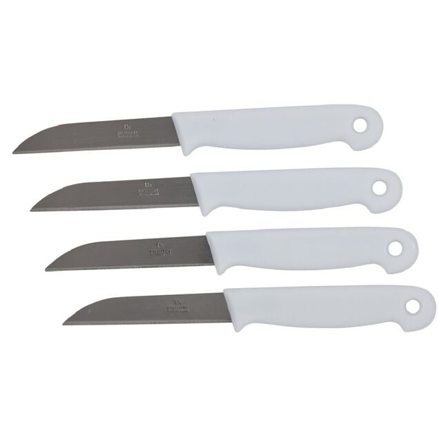 &Eacute;plucheur 4pcs en acier + plastique noir/blanc/gris/rouge
