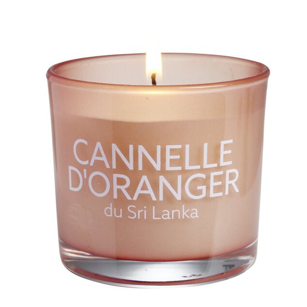 Bougie parfumée Ambiances Devineau senteur cannelle d'oranger du Sri Lanka 20H