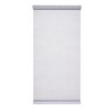 Store enrouleur tamisant gris 37x160cm - chaînettes et fixations fournies - 2 systèmes de fixation avec ou sans perçage