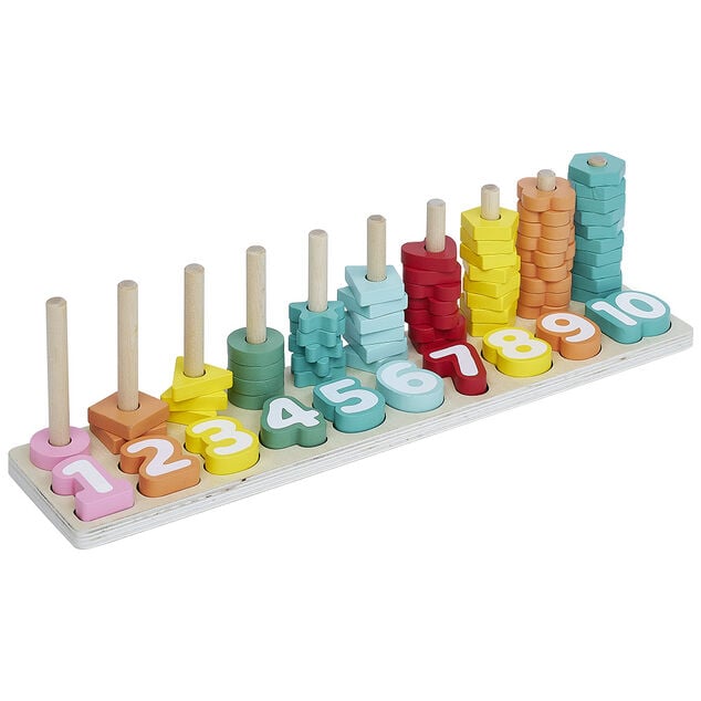 Jeu de calcul type Montessori en bois certifi&eacute; FSC&reg;