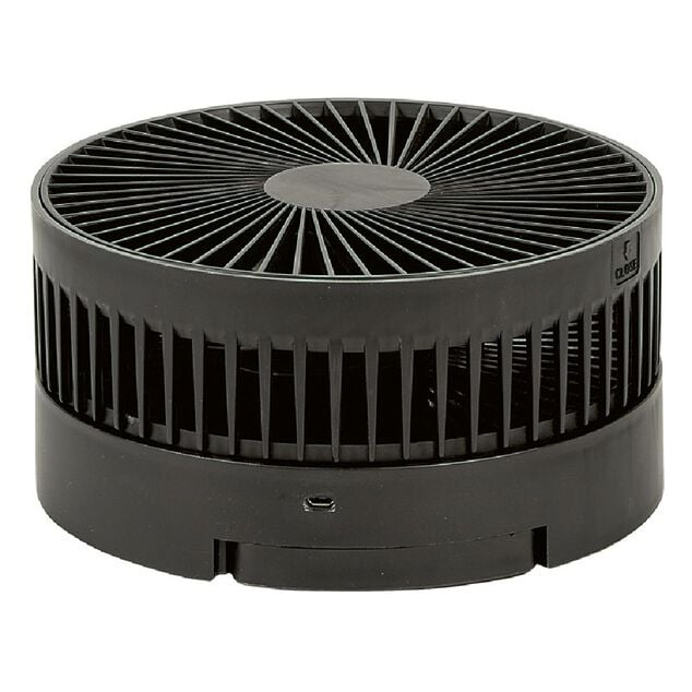 Ventilateur t&eacute;lescopique nomade noir