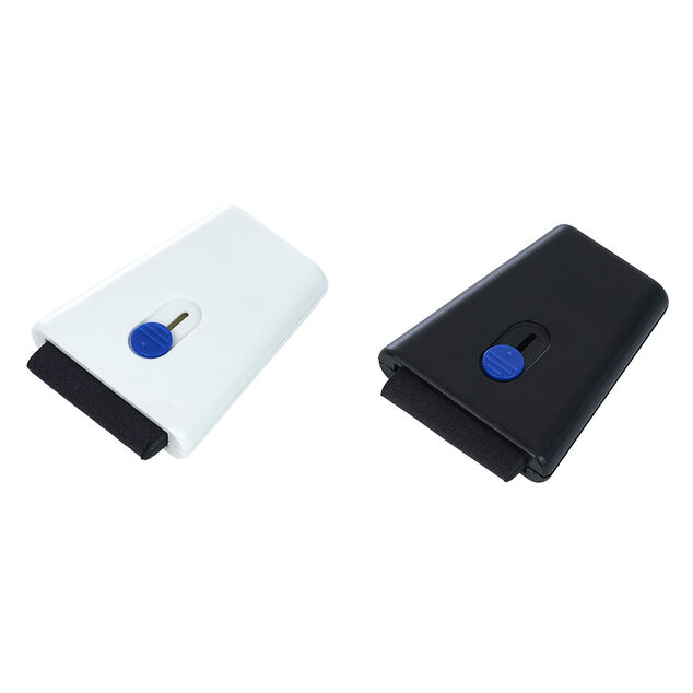 Brosse nettoyage &eacute;cran clavier 2en1 brosse souple et tampon microfibre