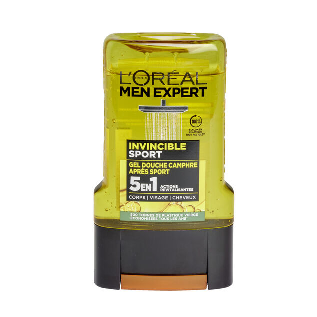 Gel douche homme L'Or&eacute;al Men Expert Invincible Sport Camphre 250ml