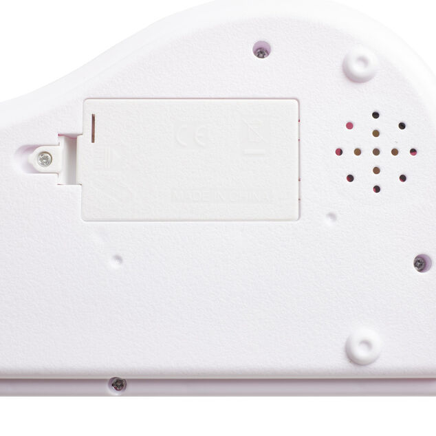 Mini piano électrique enfant plastique rose L20,5cm