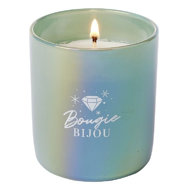 Bougie bijou bracelet argent&eacute; senteur pin 36h