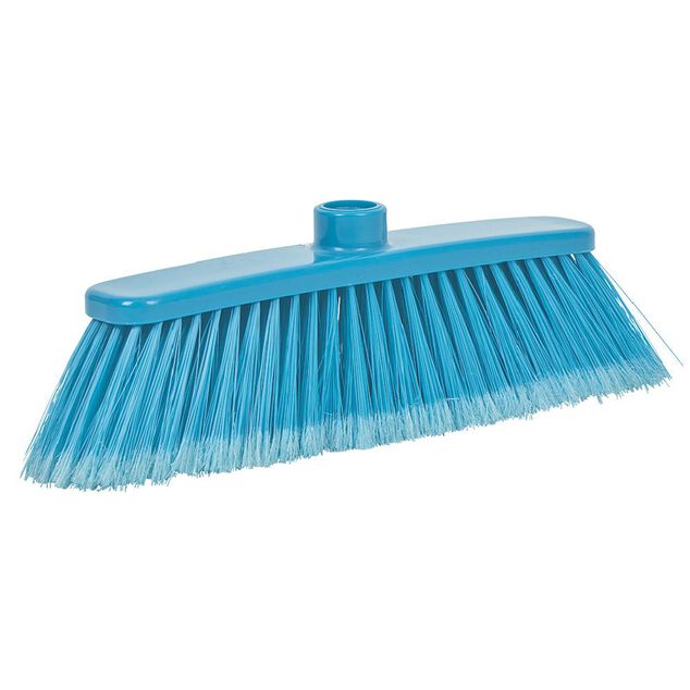 T&ecirc;te de balai droit en vinyle bleu turquoise