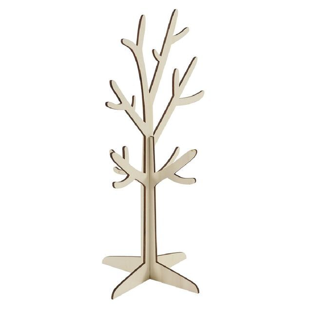 Arbre de P&acirc;ques d&eacute;coratif en bois &Oslash;15xH45cm