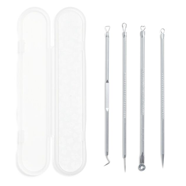 Kit extracteur points noirs et boutons 4 accessoires