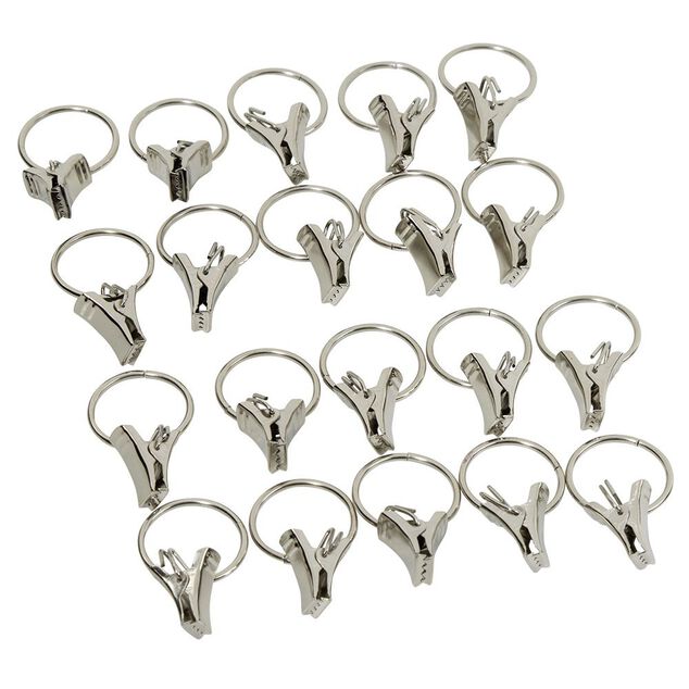 Anneau fermé à pince pour câble Ø1cm x20