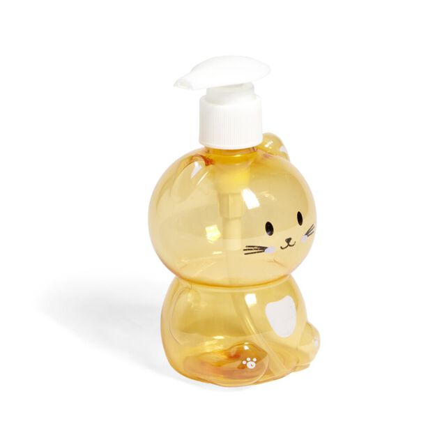 Distributeur de savon animal 300ml jaune (2 modèles)