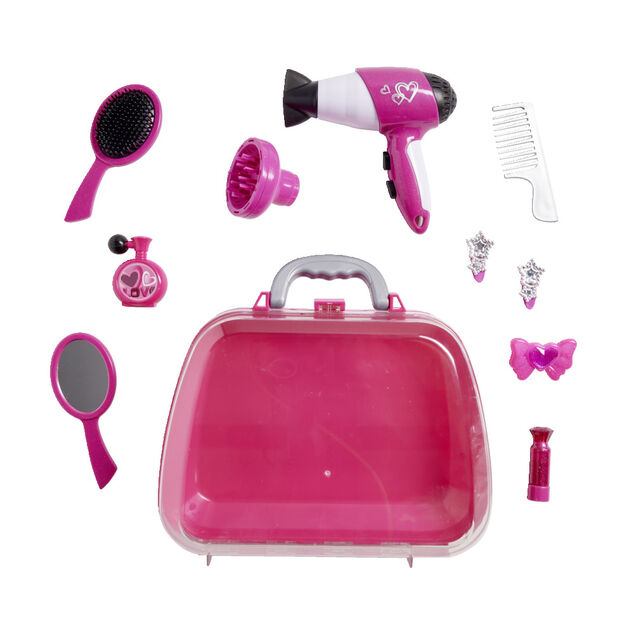 Mallette salon de beaut&eacute; rose