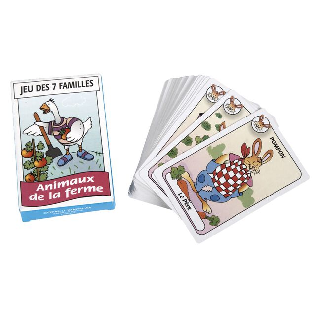 Jeu de cartes Les 7 familles