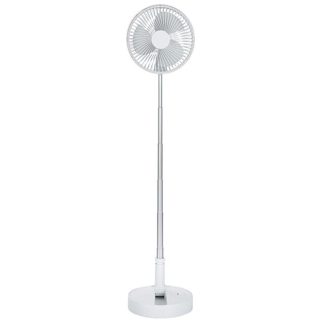 Ventilateur télescopique nomade blanc