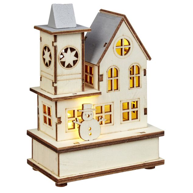 Décoration lumineuse, bois