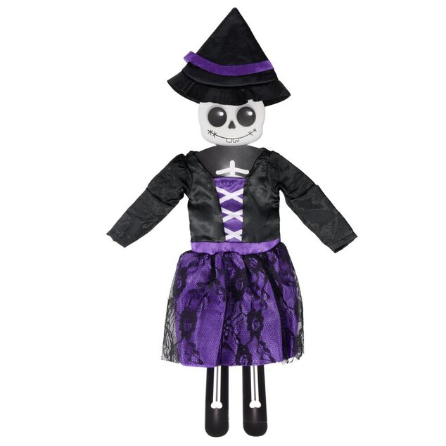 D&eacute;guisement gnome farceur Halloween sorci&egrave;re noir