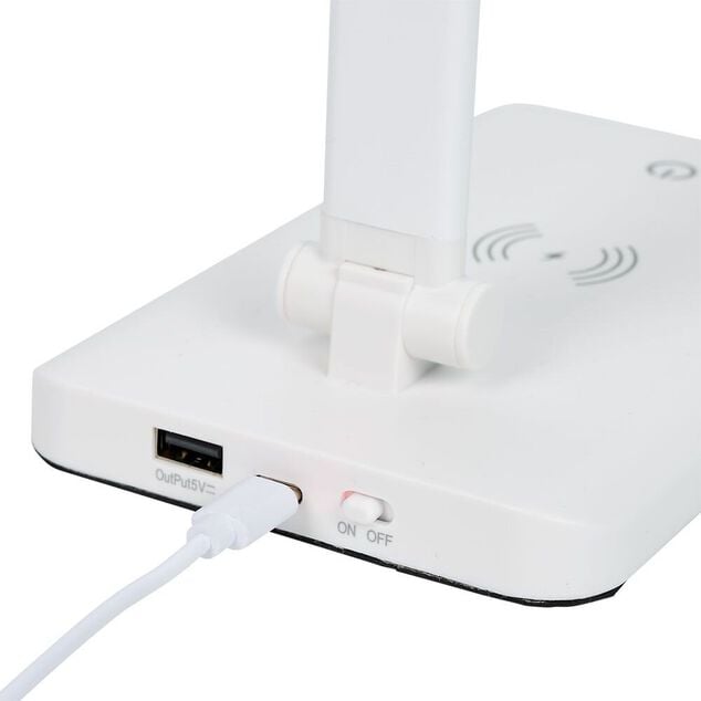 Lampe de bureau LED avec chargeur induction