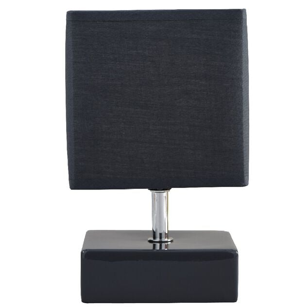 Lampe carrée grise