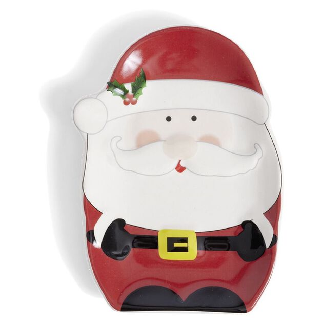 Vide poche No&euml;l en c&eacute;ramique 18x12,5xH1,5cm (3 mod&egrave;les)