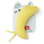 Jouet pour chat banane jaune L16cm
