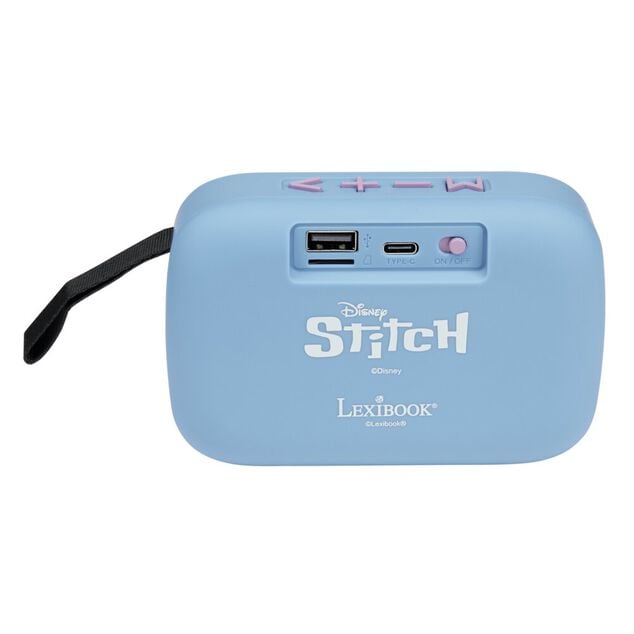 Enceinte portable bluetooth Disney Stitch plastique bleue 16x7xH18cm
