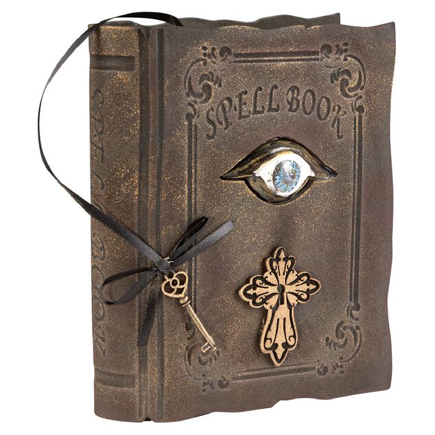 Livre de sort Halloween sonore et lumineux avec cl&eacute;