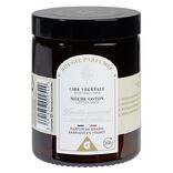 Bougie vintage blanc ivoire dans verre senteur vanille &Oslash;7xH8cm