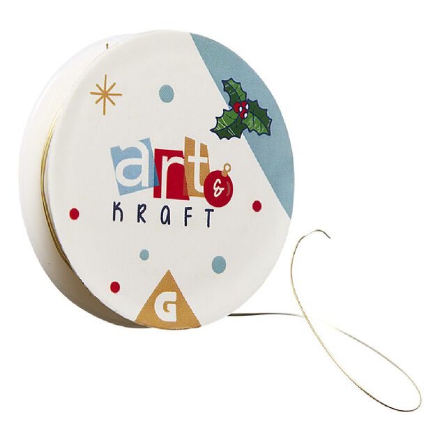 Fil m&eacute;tallique dor&eacute; 10 m