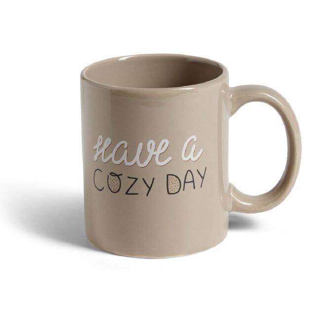 Coffret mug 330ml et bouillotte 600ml cosy beige