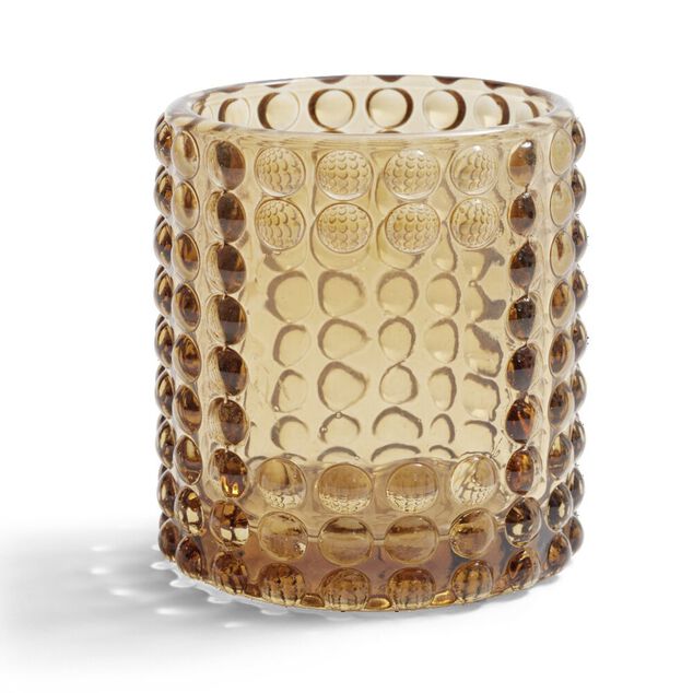 Bougeoir bubble marron &Oslash;7,8cm