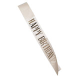 Écharpe anniversaire Happy Birthday L160cm (2 modèles)