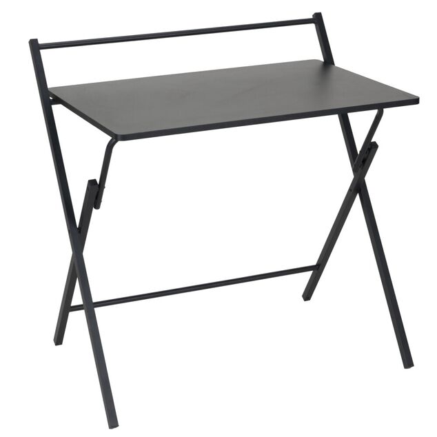 Bureau pliable en bois Pop noir 83x54xH84,5cm