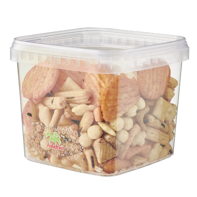 M&eacute;lange g&acirc;teau ap&eacute;ritif riz dans bo&icirc;te 150gr