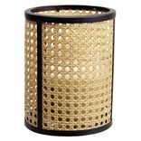 Photophore cannage rotin naturel