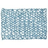 Set de table rectangulaire filaire bleu