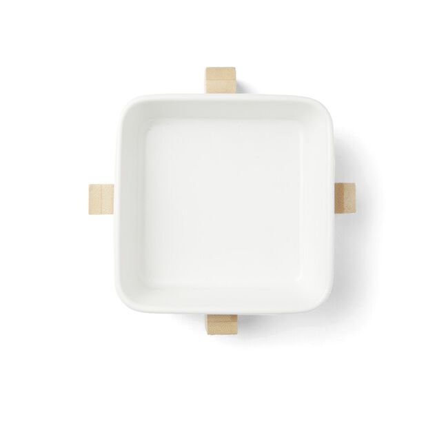 Gamelle pour chien c&eacute;ramique et bambou