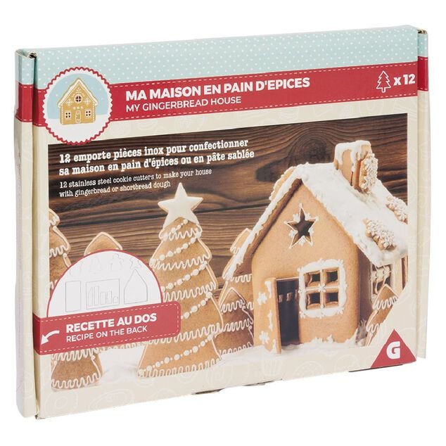 Moule emporte pi&egrave;ce Maison en pain d'&eacute;pices