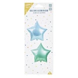 Ballon étoile en aluminium x 2