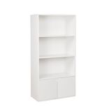 &Eacute;tag&egrave;re en bois 4 niveaux Adam blanc 59xP29,5xH120cm