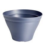 Pot rond pour plante en plastique gris &Oslash;45xH30cm