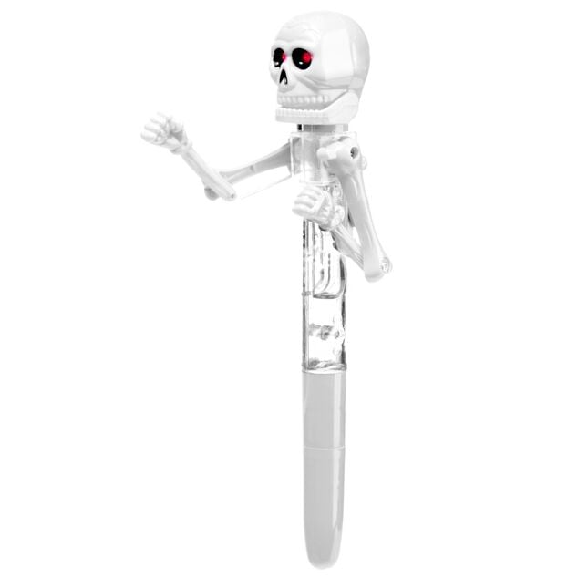 Stylo &agrave; bille fun squelette boxeur L14,5cm (4 mod&egrave;les)