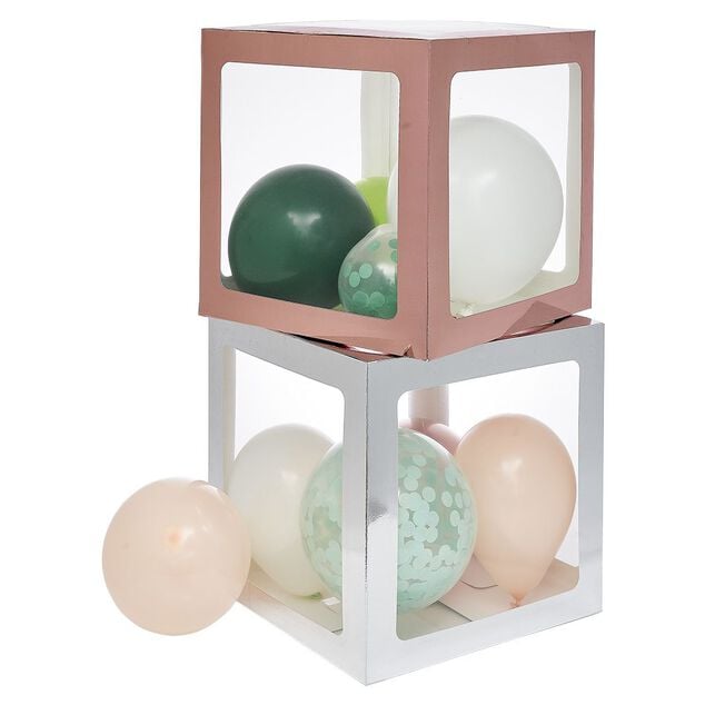 Cube &agrave; ballons 30x30x30cm