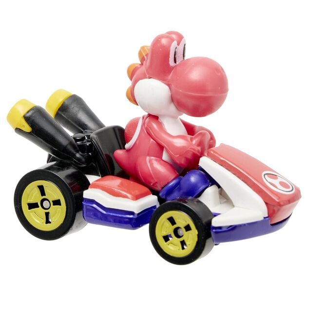 V&eacute;hicule Mario Kart 1/64 m&eacute;tal 14x16,5cm (plusieurs mod&egrave;les)