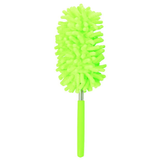 Plumeau t&eacute;lescopique en microfibre color&eacute;